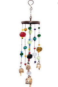 Galaxy Colored Glass Wind Chime