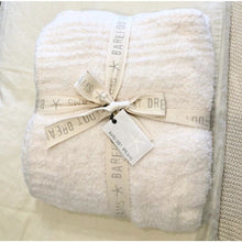 Load image into Gallery viewer, Barefoot Dreams CozyChic Ribbed Throw (White, Pearl)
