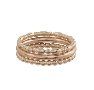 Enewton Classic Gold Bead Ring, 2mm