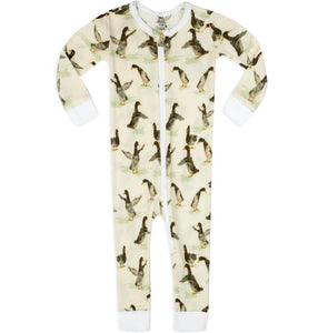 Milkbarn Organic Zippered Pajamas (6 Patterns)