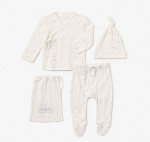 Elegant Baby White Celestial Newborn Set