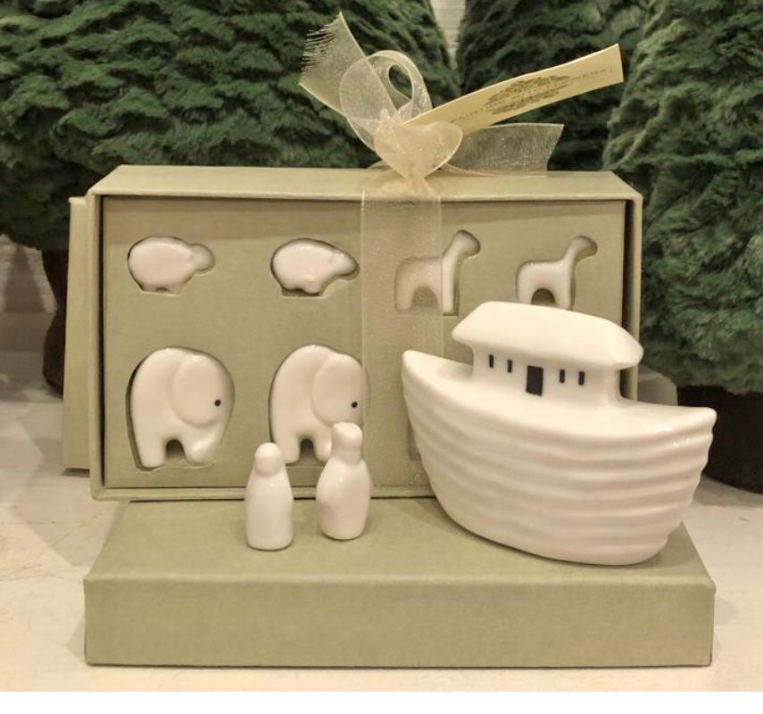 Minature Noah's Ark Porcelain Set