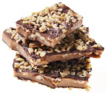Load image into Gallery viewer, Dark Chocolate and Pecan Toffee,  1 lb Gift Box
