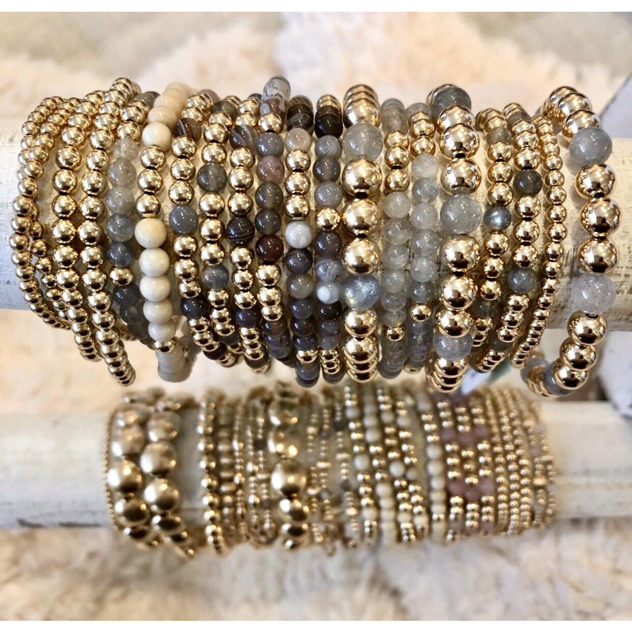 Enewton Classic Gold 5mm Bracelet – Painting With Flowers