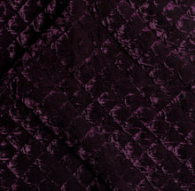 Load image into Gallery viewer, Bella Notte Linens Silk Velvet Quilted Sham (Euro, Deluxe, Royal)

