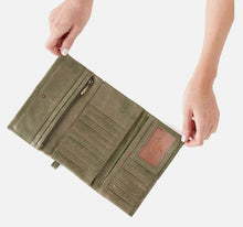 Load image into Gallery viewer, HOBO Keen Continental Wallet (Golden Fir, Anthracite)
