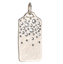 Load image into Gallery viewer, Waxing Poetic Starshower Infinity Ingot Pendant (Sterling Silver or Brass)
