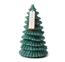 Load image into Gallery viewer, Cypress &amp; Fir Holiday Tree Candle (2 sizes)
