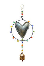 Load image into Gallery viewer, The Dotted Heart Wind Chime
