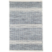 Load image into Gallery viewer, Dash &amp; Albert Malta Woven Wool Rug - Blue or Natural
