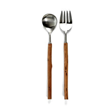 Load image into Gallery viewer, Rosewood Salad Servers
