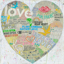 Load image into Gallery viewer, &quot;Choose Love&quot; Wooden Art Print  (12x12 or 23x23)
