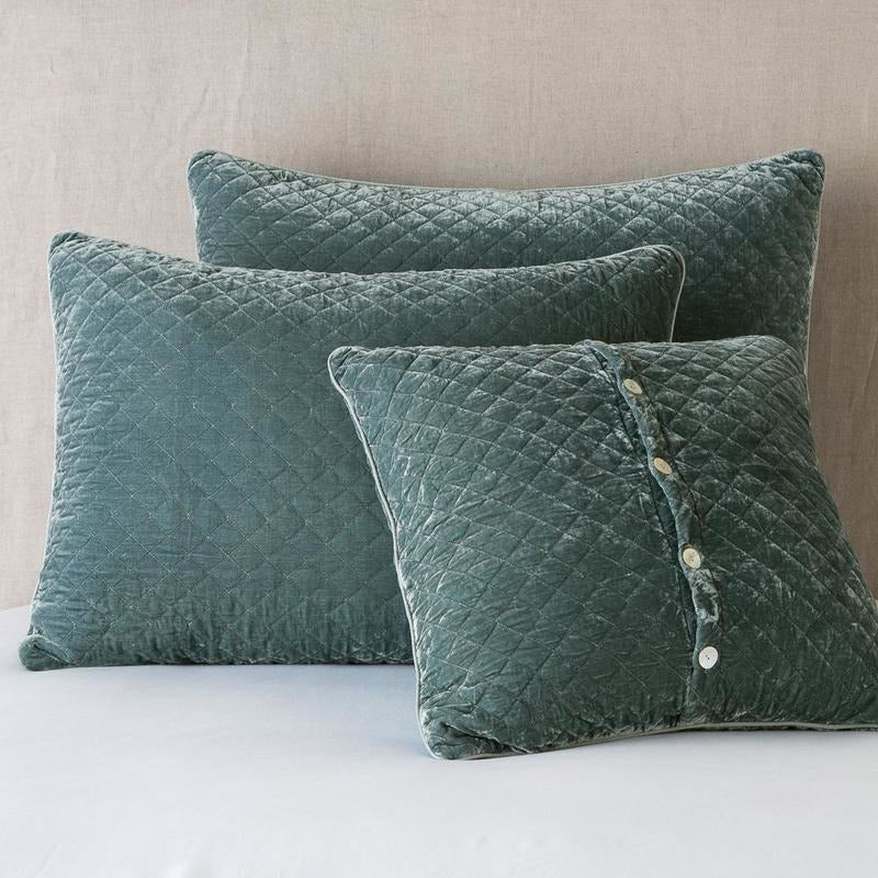 Velvet pillow sham store