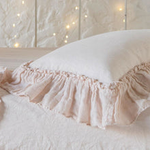Load image into Gallery viewer, IN STOCK Bella Notte Linens Linen Whisper Kidney Pillow, Fog (Retired style)
