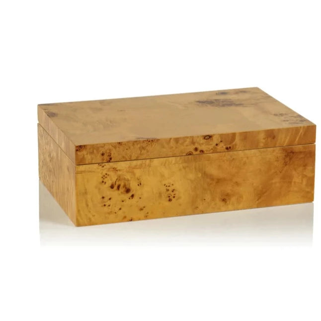 Leiden Burl Wood Design Box (2 sizes)