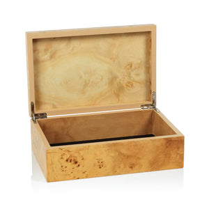 Leiden Burl Wood Design Box (2 sizes)