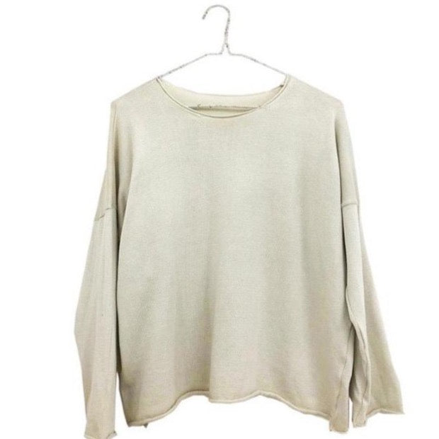 Boxy Sweater, Natural