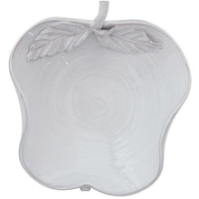 Load image into Gallery viewer, Creative Co-op White Ceramic Apple Serving Dish (2 sizes)

