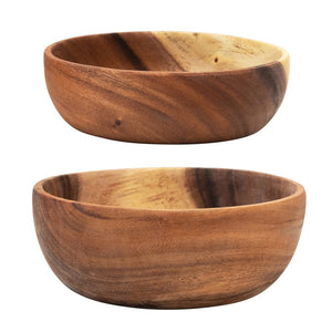 Set of Acacia Wood Bowls