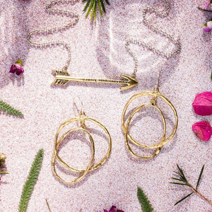 Waxing Poetic Come Together Double Hoop Earrings