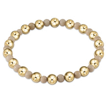 Load image into Gallery viewer, Enewton Gold &amp; Gemstone Grateful Pattern 6mm Bead Bracelet

