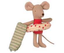 Load image into Gallery viewer, Maileg Beach Mouse (Cabana Blue or Red)
