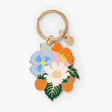 Load image into Gallery viewer, Rifle Paper Co. Brass Enamel Keychains
