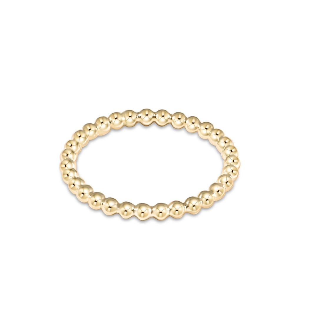 Enewton Classic Gold Bead Ring, 2mm