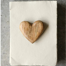Load image into Gallery viewer, Hand Carved Mango Wood Heart
