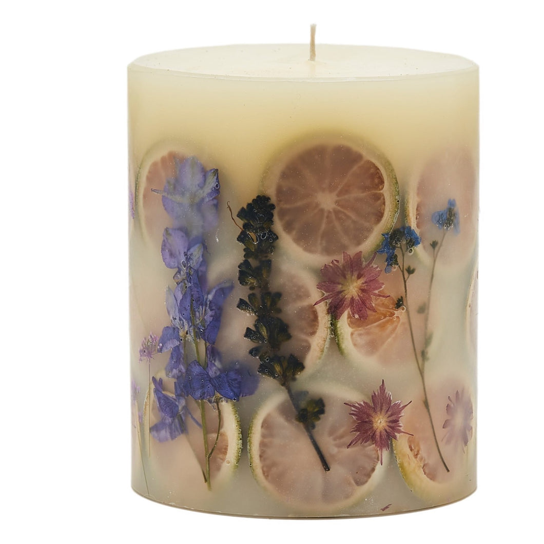 Lavender Botanical Candle, 5.5