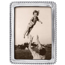 Load image into Gallery viewer, Mariposa Silver Beaded Frame -  5x7
