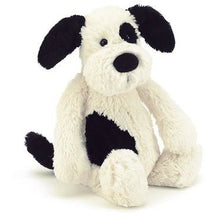 Load image into Gallery viewer, Jellycat Bashful Black and Cream Puppy, Medium
