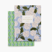 Load image into Gallery viewer, Rifle Paper Co. Set of Two Hydrangea Pocket Notebooks
