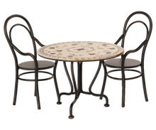 Load image into Gallery viewer, Maileg Dining Table Set with Two Chairs
