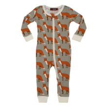 Load image into Gallery viewer, Milkbarn Organic Zippered Pajamas (6 Patterns)
