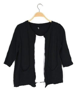 Cotton Gauze Short Jacket (4 Colors)