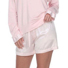Load image into Gallery viewer, PJ Harlow Mikel Satin Short (Pearl, Blush, Pale Blue)
