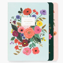 Load image into Gallery viewer, Rifle Paper Co. Set of Three Floral Notebooks
