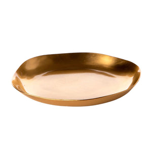 Gold Candle Plate