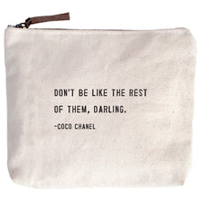 Load image into Gallery viewer, Canvas Quote Cosmetic Bag (10 styles)
