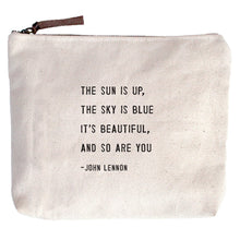 Load image into Gallery viewer, Canvas Quote Cosmetic Bag (8 Styles)
