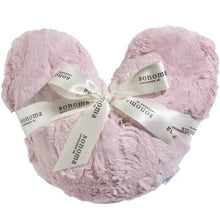 Load image into Gallery viewer, Lavender Faux Fur Heart Pillow
