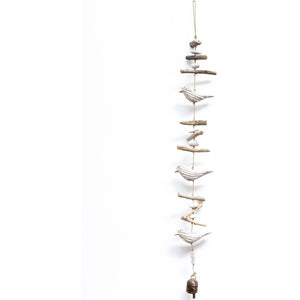 Wooden Birds Wind Chime