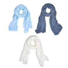 Load image into Gallery viewer, Lightweight Textured Scarf - 3 Colors
