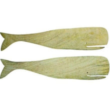 Load image into Gallery viewer, Mango Wood Whale Serving Set
