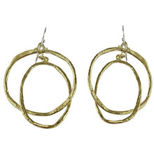 Load image into Gallery viewer, Waxing Poetic Come Together Double Hoop Earrings
