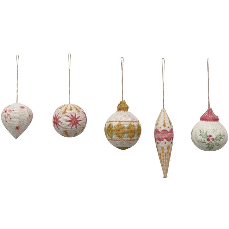 Paper Mache Holiday Ornaments